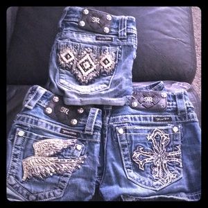 Three pairs of miss me shorts!